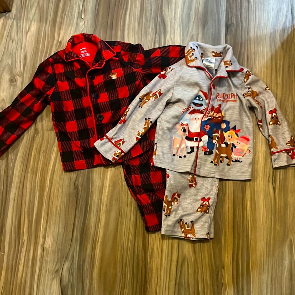 Set of Christmas pajamas